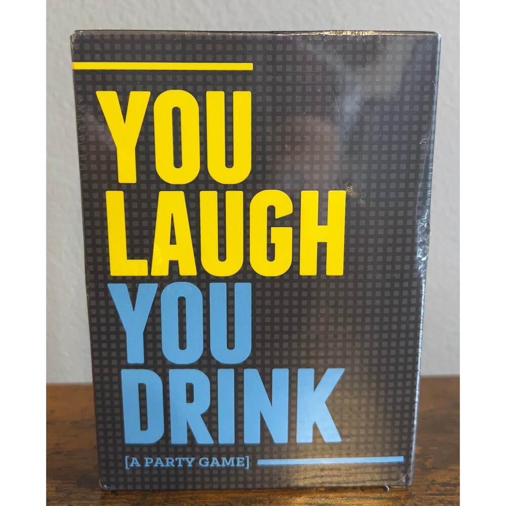 You Laugh You Drink Party Game for People Who Can’t Keep A Straight Face NIB